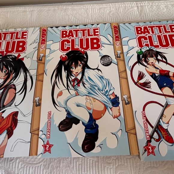 Battle Club Manga Volumes 1 to 3, by Juyi Shiozaki, English - Picture 2 of 2